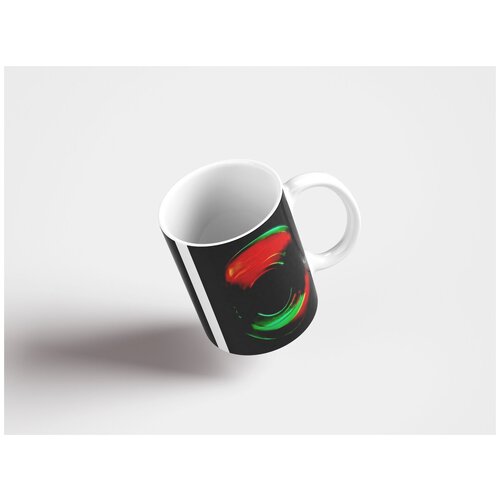 фото Кружка "аннотация, неон, задний план" 320 мл lotsprints