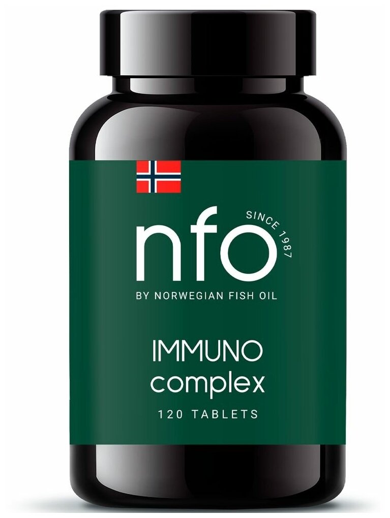 Norwegian Fish Oil (Норвегиан фиш оил) Иммунокомплекс таблетки 80042мг N120
