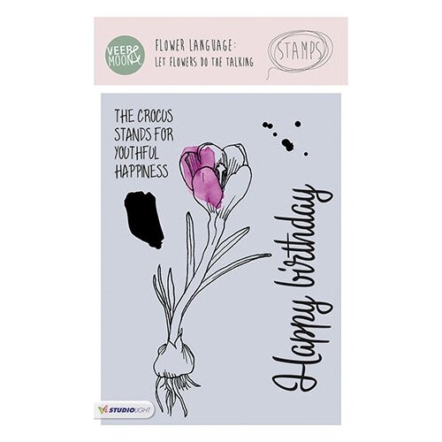Купить Набор прозрачных штампов Stamp Clear VEER & MOON Язык цветов: Нарцисс, Efco