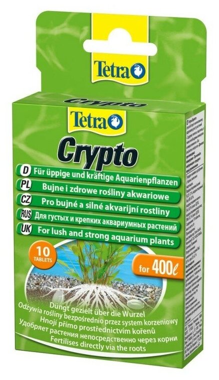 Tetra Crypto удобрение для растений 10 таб. (2 шт)