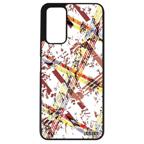 фото Красивый чехол для // honor 10x lite // "тартан плитка" геометрический диагональ, utaupia, цветной