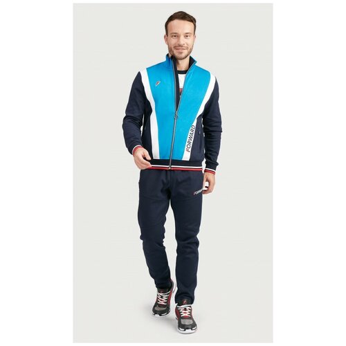 фото Куртка тренировочная мужская (синий/голубой) forward m04110g-na201 4xl