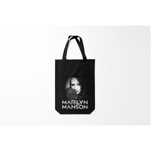 фото Сумка-шоппер / 31х42 см / рок / marilyn manson burnettie