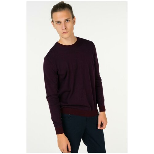 Джемпер Westrenger WTROLQ-18-01 Бордовый 48
