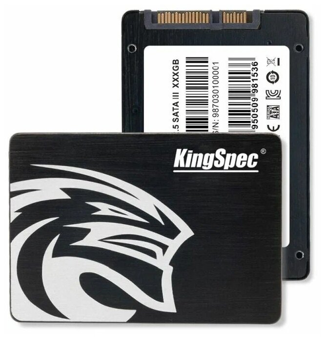 Твердотельный накопитель KingSpec 1 ТБ SATA P3-1Tb