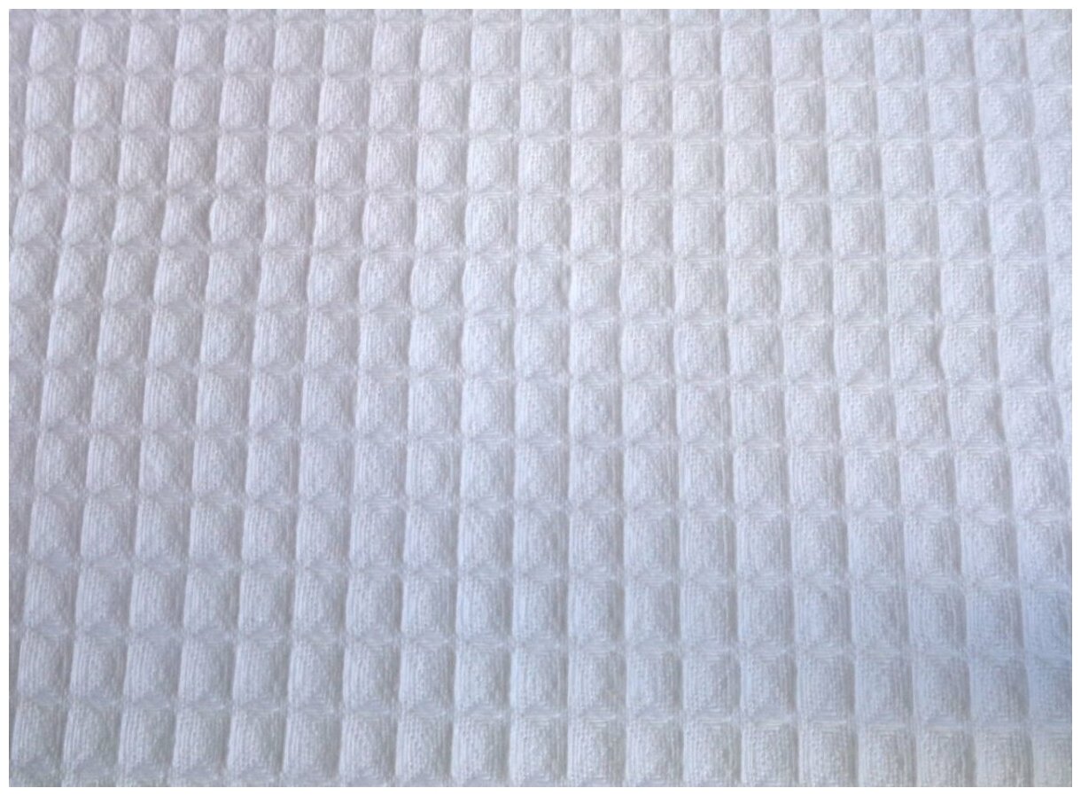 Вафельный халат белый Elintale (белый), 60-62 - фотография № 4