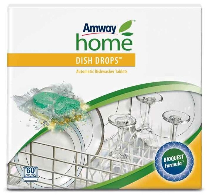 Amway DISH DROPS™ таблетки для посудомоечных машин (60 штук)