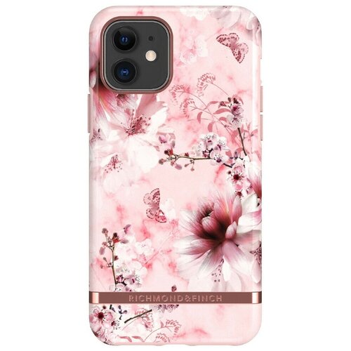 фото Чехол richmond & finch freedom для iphone 11, цвет "розовый цветочный мрамор" (pink marble floral) (ip261-605)