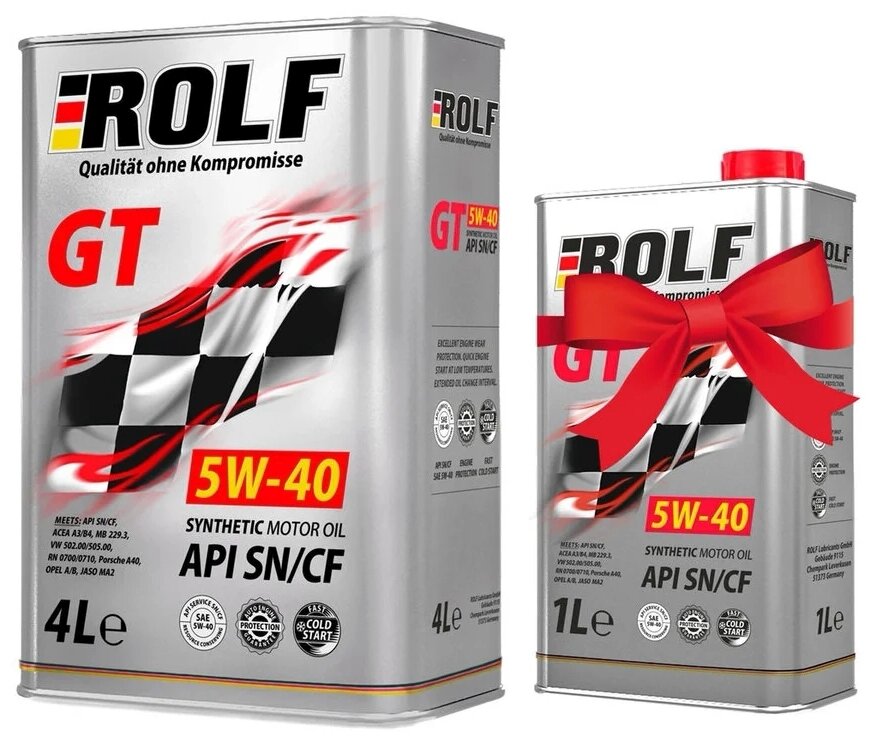   Rolf GT 5W-40 SN/CF 5 (4+1) 