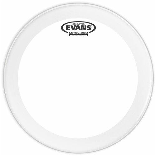 Пластик для барабана Evans BD20GB3C EQ3 Frosted пластик для барабана evans пластик для бас барабана db zero bd22so1