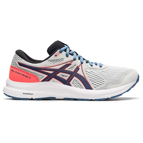 фото Кроссовки мужские беговые asics 1011b040 960 gel-contend 7 текстиль серый цвет серый размер us 10,5