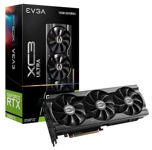 Видеокарта EVGA GeForce RTX 3080 Ti 12 ГБ (12G- P5-3955- KR)