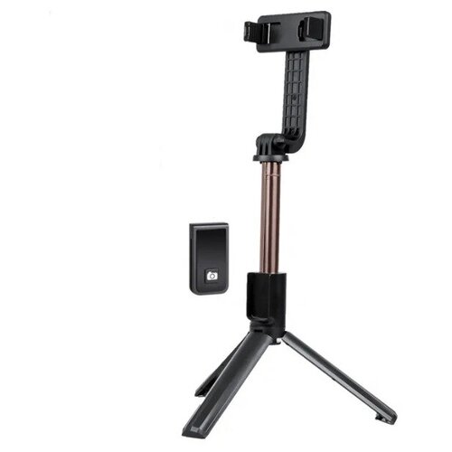 фото Монопод- трипод stand live broadcast selfie stick p40l, с bluetooth пультом ду, черный isa