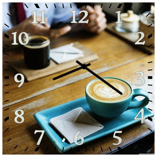 фото Svs настенные часы svs 3501722 kitchen кофебрейк