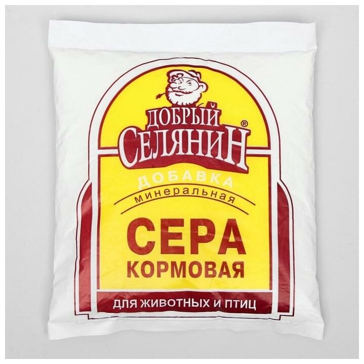 Добрый селянин Сера кормовая "Добрый селянин" для животных и птиц, 1 кг