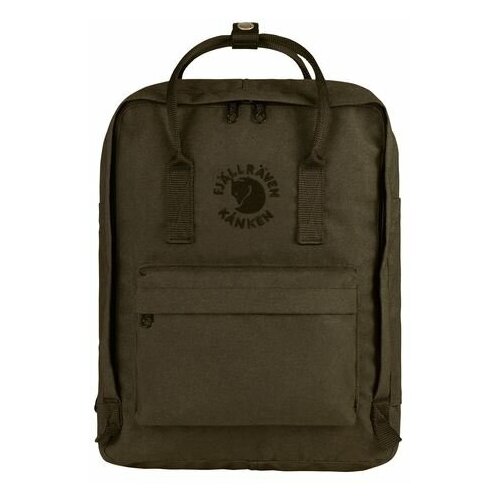 фото Fjallraven рюкзак re-kanken, оливковый, 27х13х38 см, 16 л