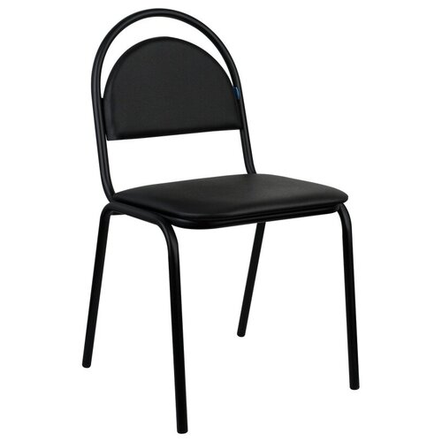 Стул Helmi HL-F02 Стандарт каркас черный обивка кожзам черный 330637 2808₽