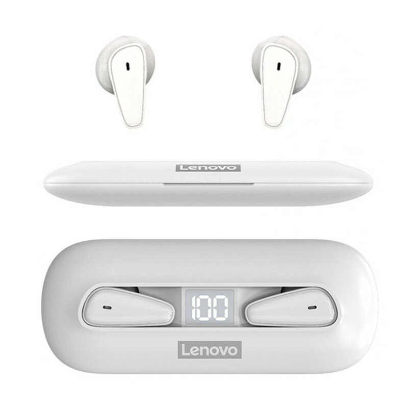 Беспроводные наушники Lenovo XT95 True Wireless Earbuds белый