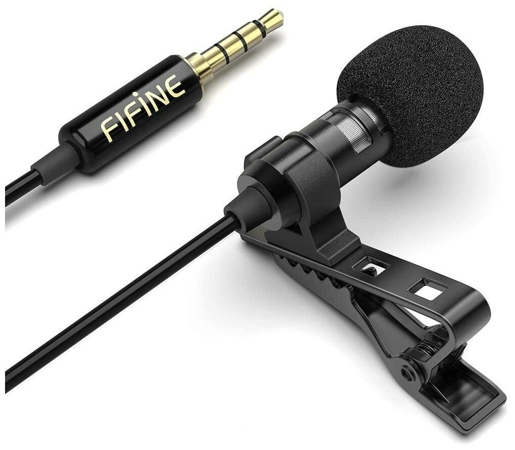Петличный микрофон Fifine C1 (Black)