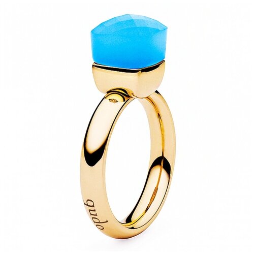 фото Кольцо qudo 610549/17.2 bl/rg