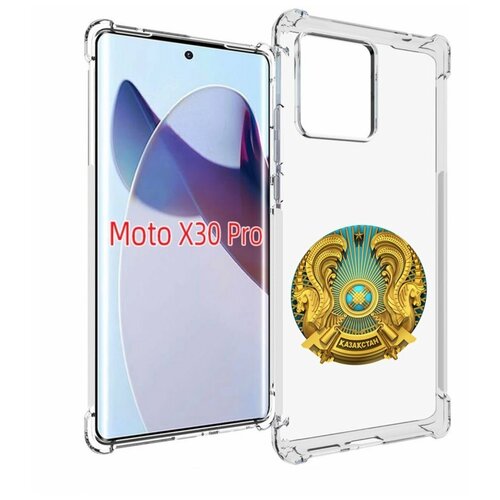 Чехол MyPads герб-казахстана для Motorola Moto X30 Pro задняя-панель-накладка-бампер