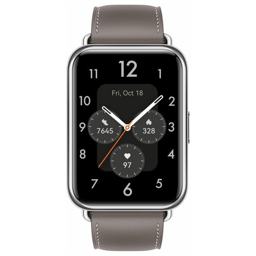 Умные часы HUAWEI Watch Fit 2 46 мм NFC RU, Classic Edition Nebula Gray умные часы huawei watch 3 galileo l11 black