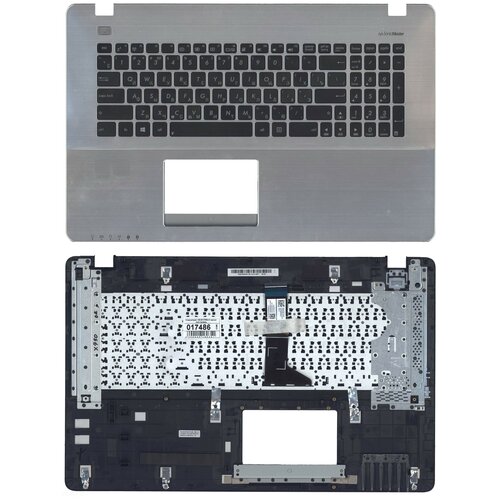Клавиатура для ноутбука ASUS X750LDчерная c серебристым топкейсом 219000₽