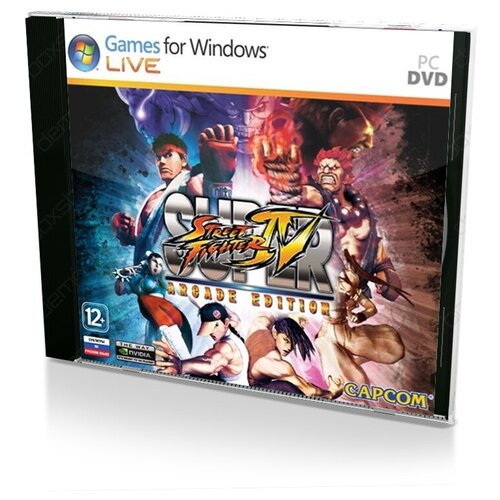 Super Street Fighter IV Arcade Edition (PC, Jewel) русские субтитры my arcade street fighter 2 champion edition micro player fully playable includes co vs link for multiplayer action 7 5 inch collectible full color