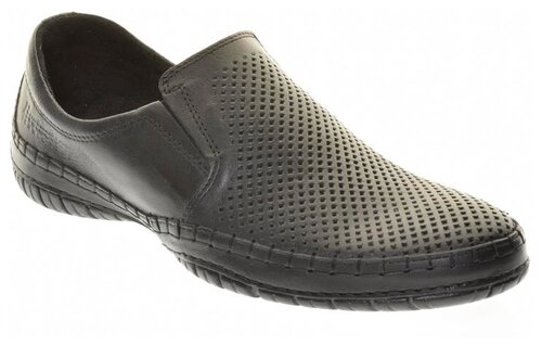 Туфли Тофа, натуральная кожа, перфорированные, размер 41, черный