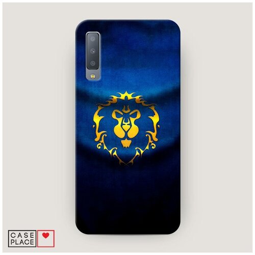 фото Чехол пластиковый samsung galaxy a7 2018 флаг альянса case place