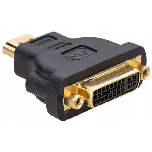 Переходник/адаптер Kramer DVI–I (F) - HDMI (M) (AD-DF/HM), черный переходник kramer electronics [adc hm dpf] hdmi вилка на displayport розетку поддержка 4к