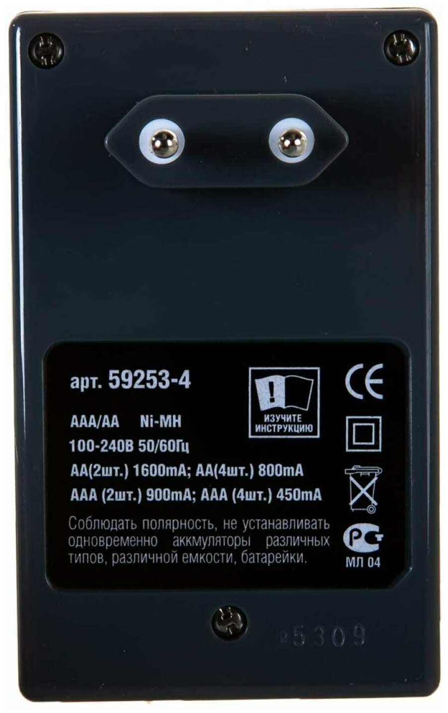 Зарядное устройство ЗУБР 59253-4