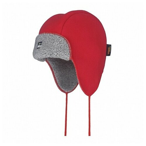 Шапка ушанка Satila, размер 56, красный, серый шапка ушанка satila размер 58 серый красный