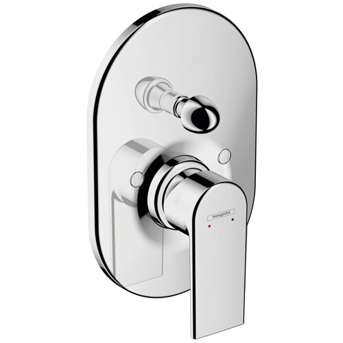 Смеситель Hansgrohe Vernis Shape 71458000 для ванны с душем, хром смеситель для ванны hansgrohe vernis shape хром 71458000