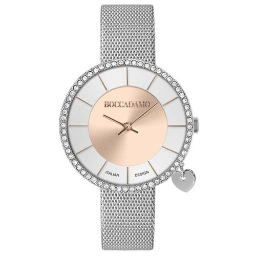 Наручные часы Boccadamo Quartz, серебряный mya bay двусторонний кулон sparklnig с серебряным покрытием