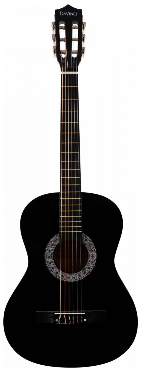 DAVINCI DC-50A BK гитара классическая 7/8, цвет черный