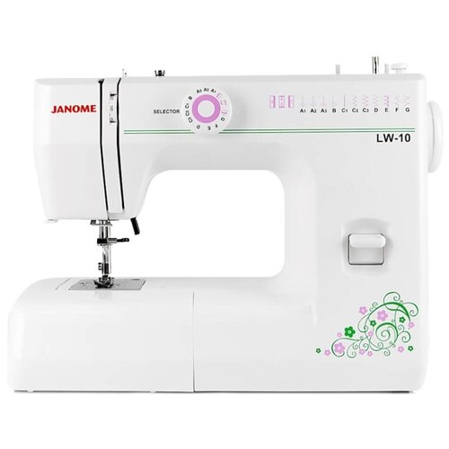 Швейная машина Janome LW-10, белый швейная машина janome ami 10 белый