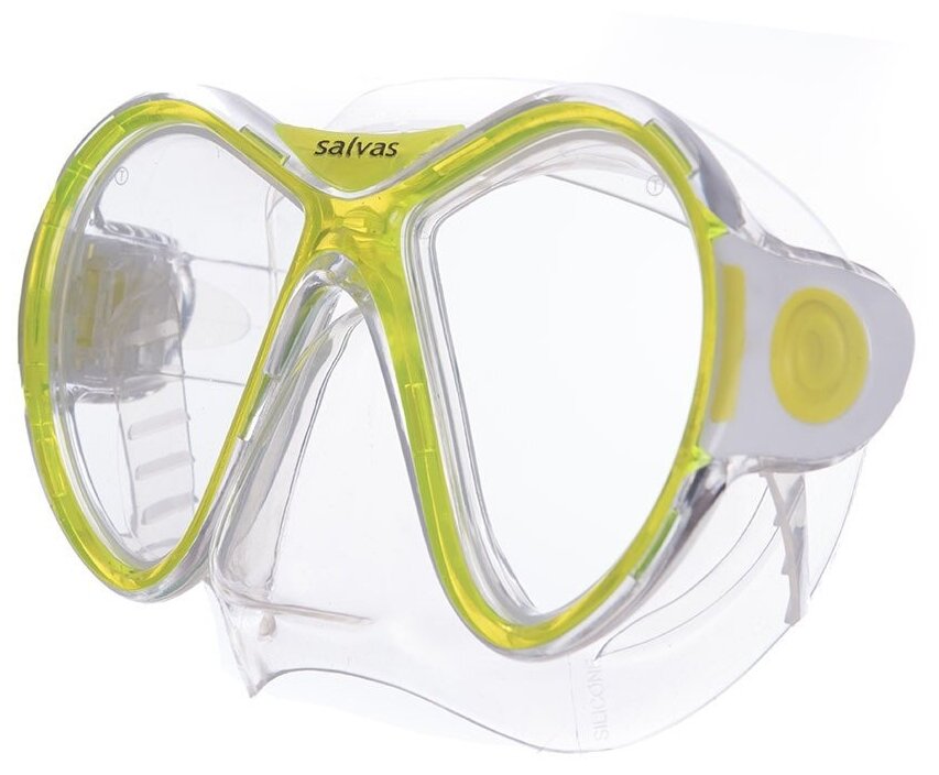 Маска для плавания Salvas Kool Mask арт. CA550S2TGSTH р. Senior, желтый