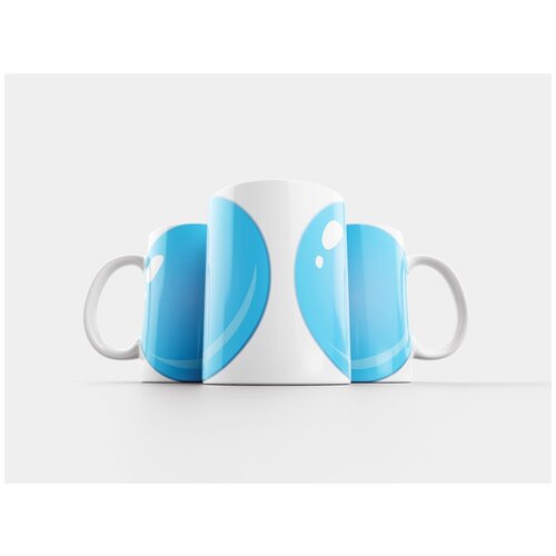 фото Кружка "капля воды, синий, круглый" 320 мл lotsprints