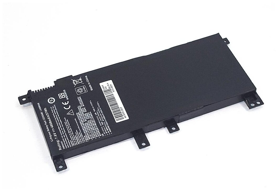 Аккумуляторная батарея для ноутбука Asus X455 (X455-2S1P) 7.6V 37Wh OEM черная