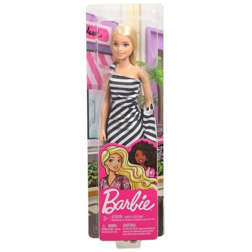 фото Кукла mattel barbie "сияние моды" t7580 (блондинка, черно-белое платье)