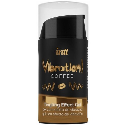 Купить Жидкий интимный гель с эффектом вибрации Vibration! Coffee - 15 мл. (цвет не указан), INTT, Интимные смазки