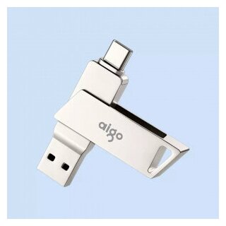 Aigo USB-Flash-накопитель Xiaomi Aigo Patriot Dual Interface Metal U Disk Type-C-USB 256GB (U350)