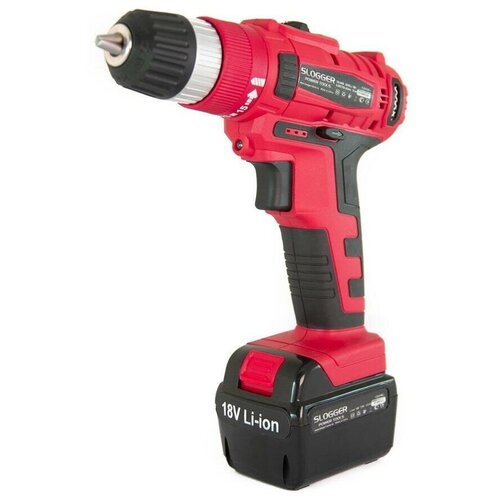 Дрель-шуруповерт Slogger CD318LI От аккумулятора 18 В 50 Нм 2 АКБ 687800₽