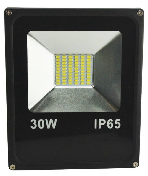 Светодиодный прожектор SMD 30W-IP65-220V - Цвет свечения: Белый 5500-6000K