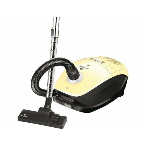 Пылесос Eurostek EVC-KP04B BkackBeige 2000Вт мощ всас 400Вт объем 4л щетка для пола 2 в 1 полковер насадка-щетка в копмлек 534000₽