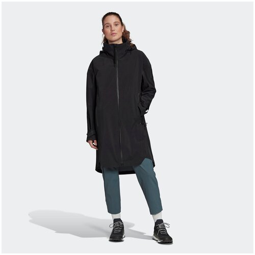 фото Куртка adidas w myshelter parka черный s fi9292