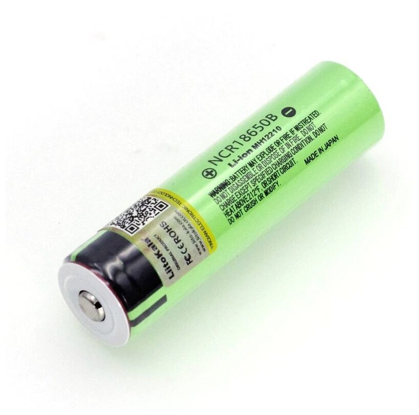 Аккумулятор Liitokala Li-ion 18650B 3400 mAh, 3.7V, 1 шт.