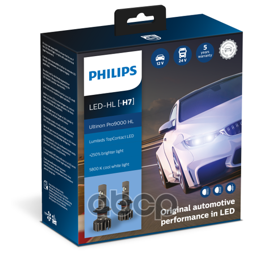 Лампа Led H7 Philips арт. 11972U90CWX2