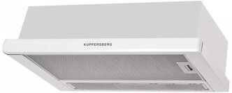 Встраиваемая вытяжка Kuppersberg SLIMLUX II 60 BG, цвет корпуса белый, цвет окантовки/панели белый